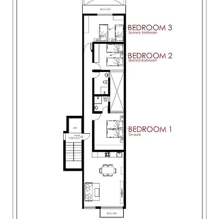 F9 1, Private Double With Private Bathroom In Shared Flat Homestay *